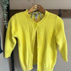 L.L. Bean Sunny Yellow Knit Sweater